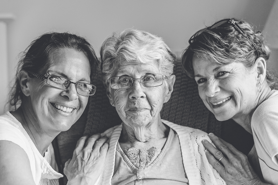 My mom, Mimi, and Aunt Doris