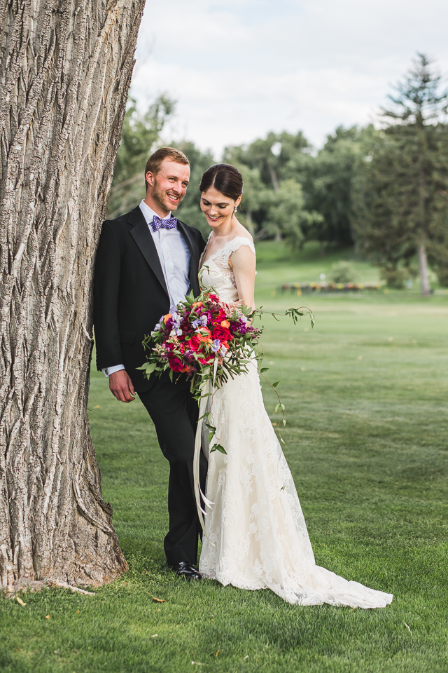 bride groom smiling wedding day denver colorado